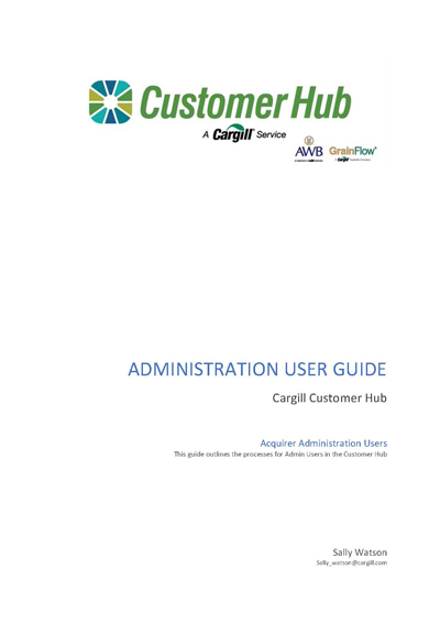 Administration User guide