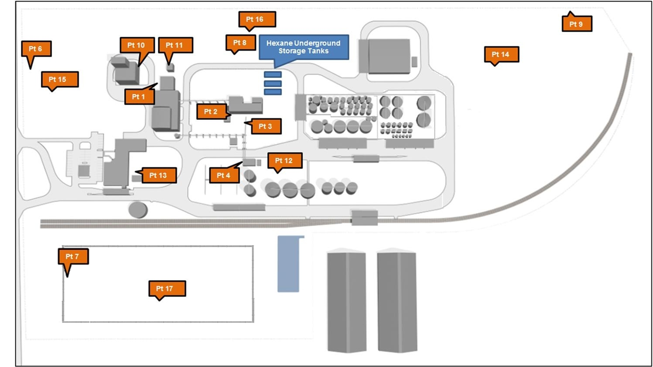Newcastle Location of Emission Monitoring Points Inpage_120624